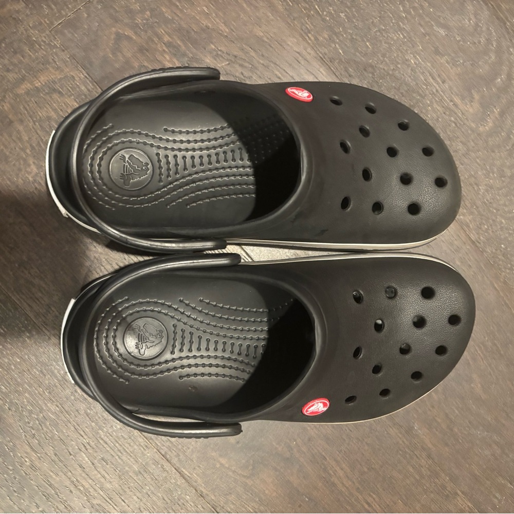 Kids Black Clogs